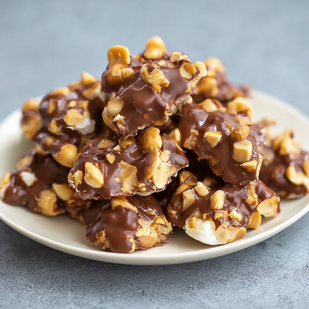 Crunchy Toffee & Roasted Peanut Candy Clusters