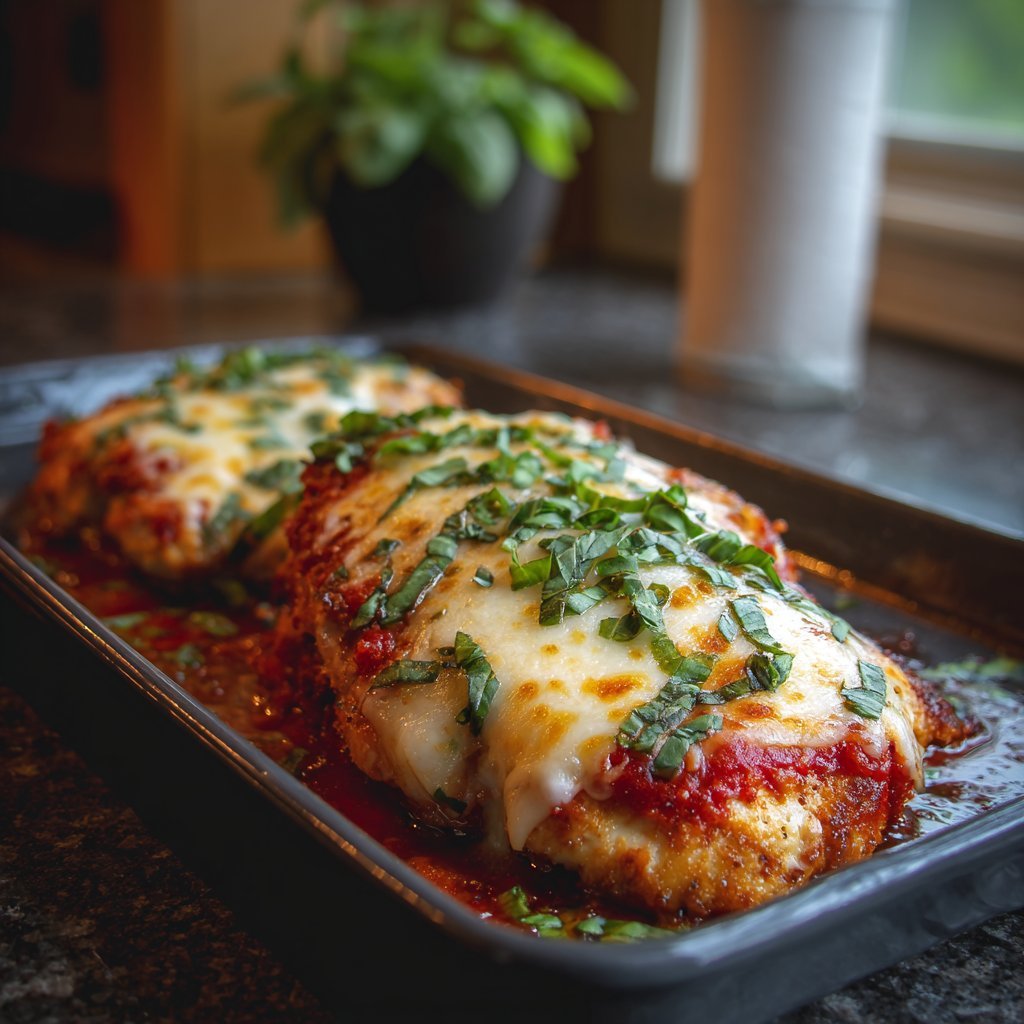 Crispy Oven-Parmesan Baked Chicken