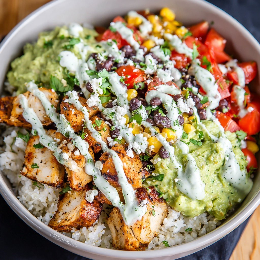 Wholesome Southwest-Inspired Baja Meal Bowls