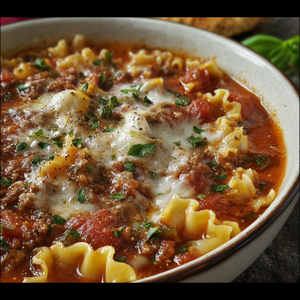 Creamy Gluten-Free Lasagna-Inspired Soup
