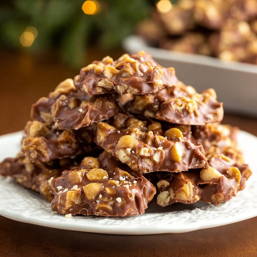 Crunchy Toffee & Roasted Peanut Candy Clusters