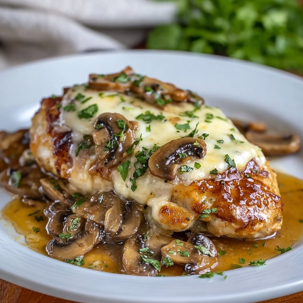 Cheesy Skillet Chicken Lombardy Delight