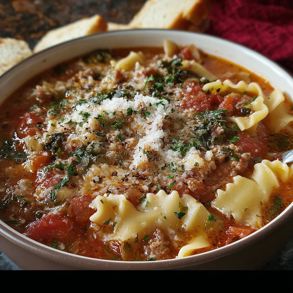 Creamy Gluten-Free Lasagna-Inspired Soup