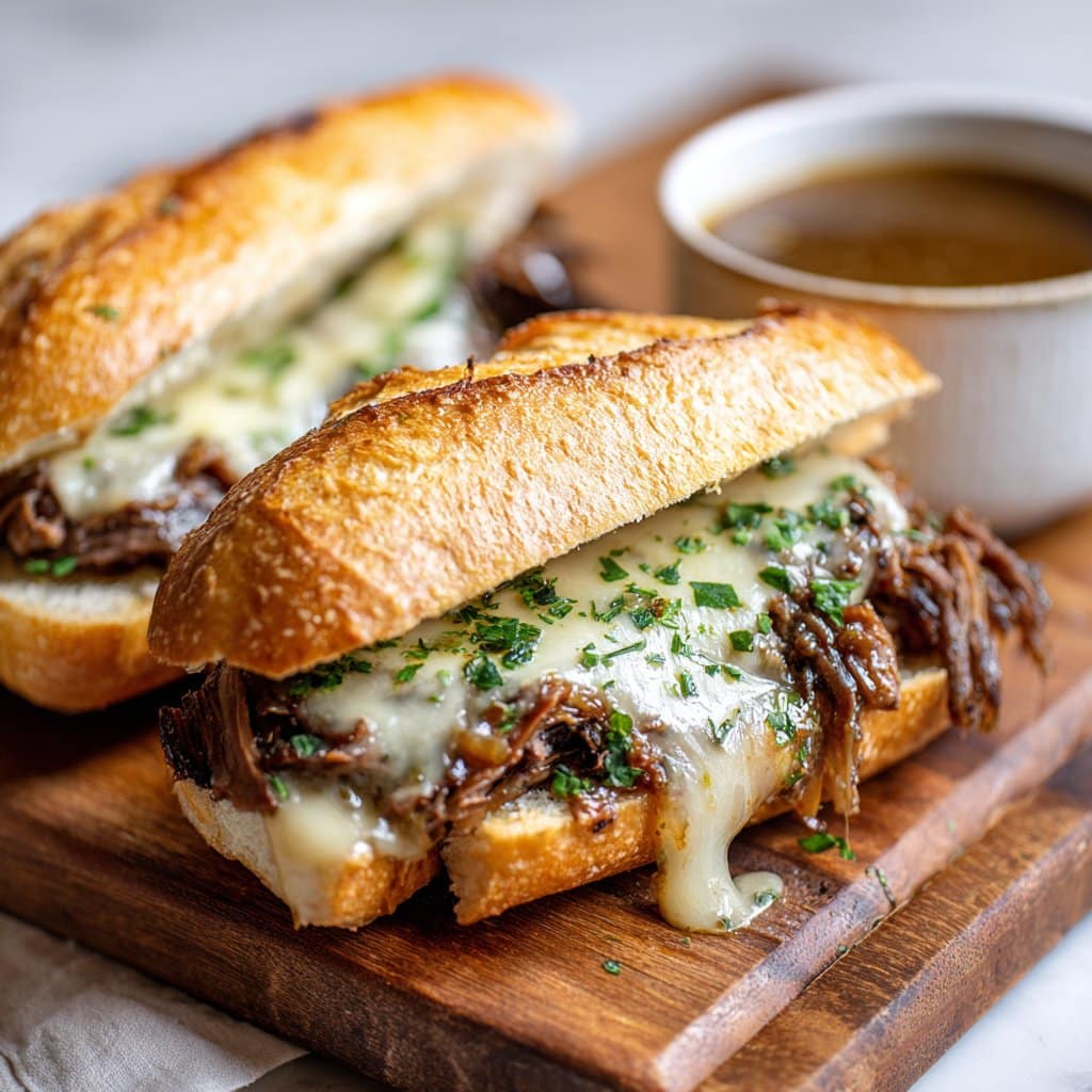 Vegetarian French Dip Sandwiches