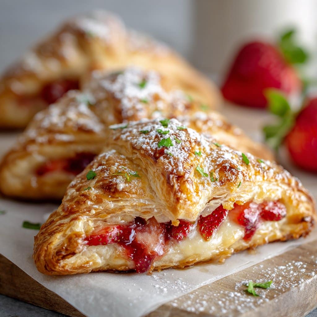 Strawberry Cream Cheese Turnovers