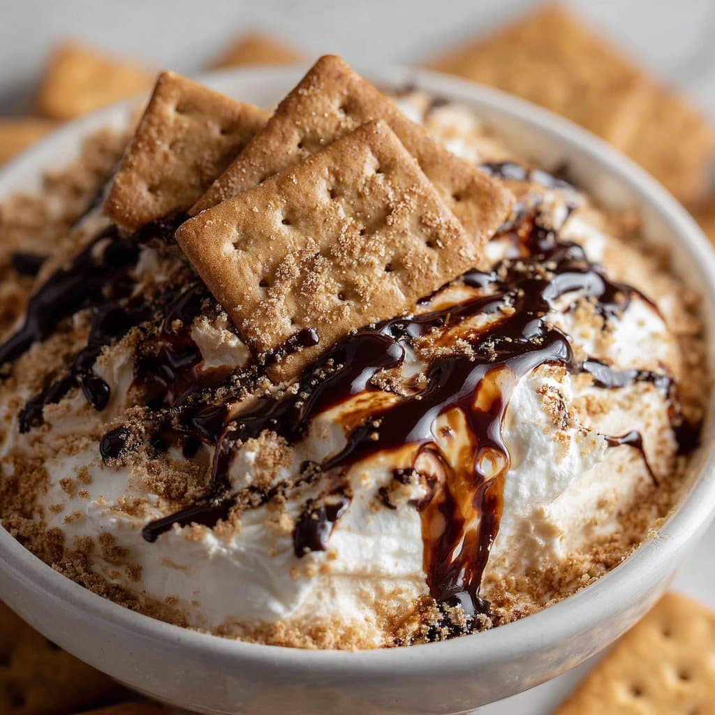 S’mores Dip with Graham Crackers