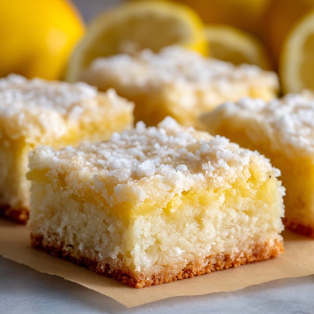 Lemon Sugar Cookie Bars
