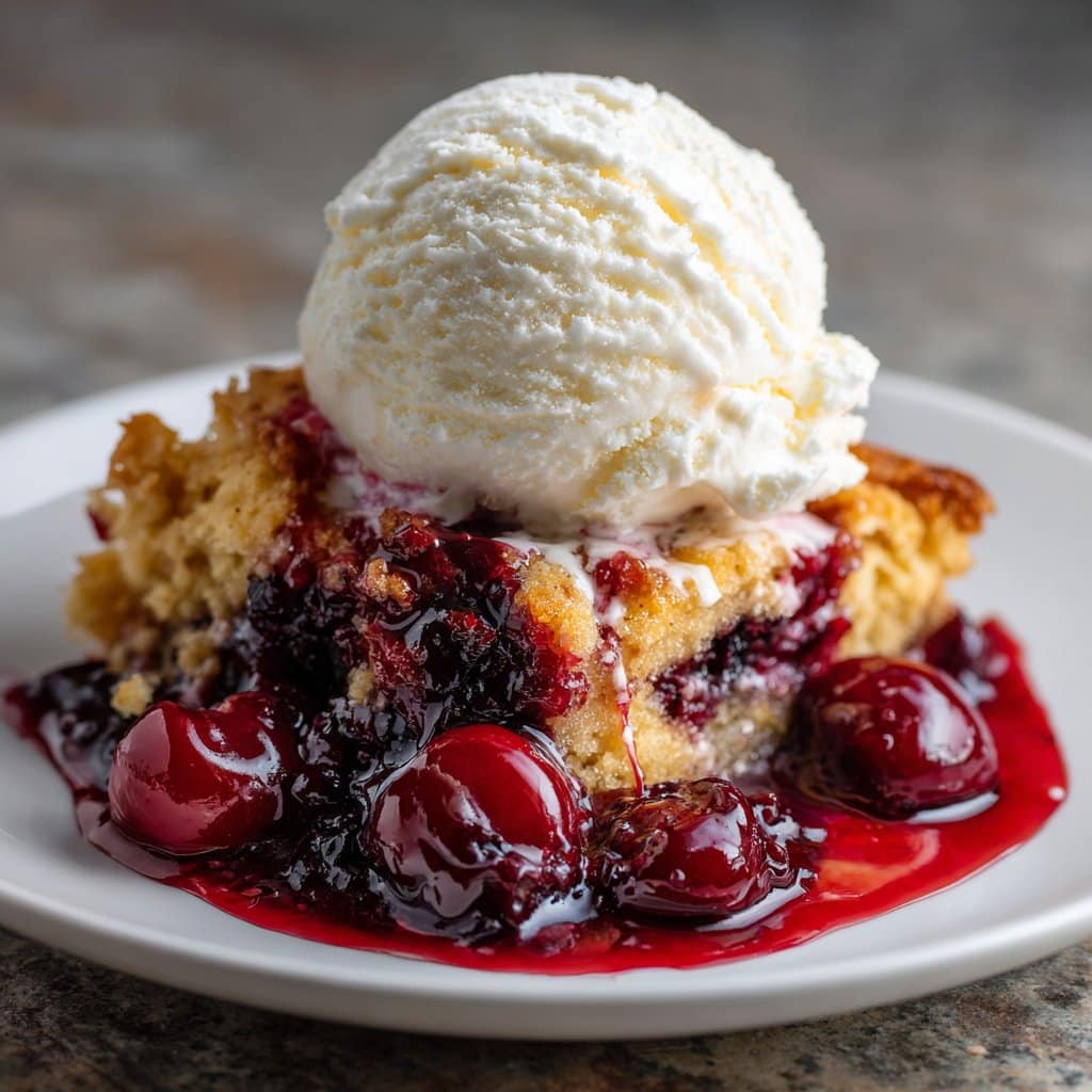 Cherry Berry Dump Cake