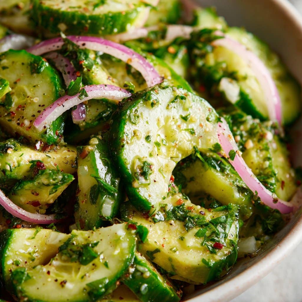 Cucumber Avocado Salad