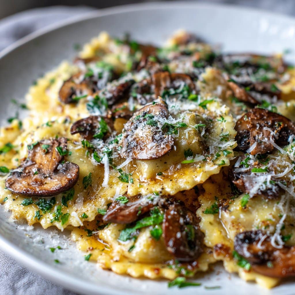 Mushroom Ravioli