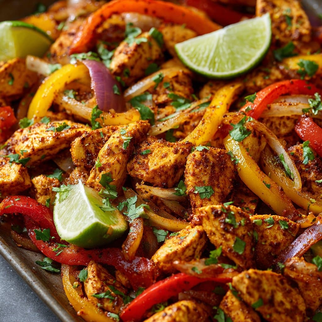 Back-to-School Sheet Pan Chicken Fajitas the Kids Will Devour