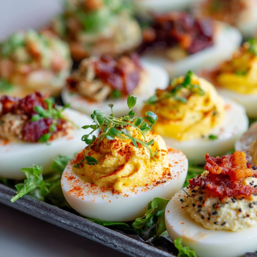 Loaded Deviled Egg Platter for Your Next Mom Brunch