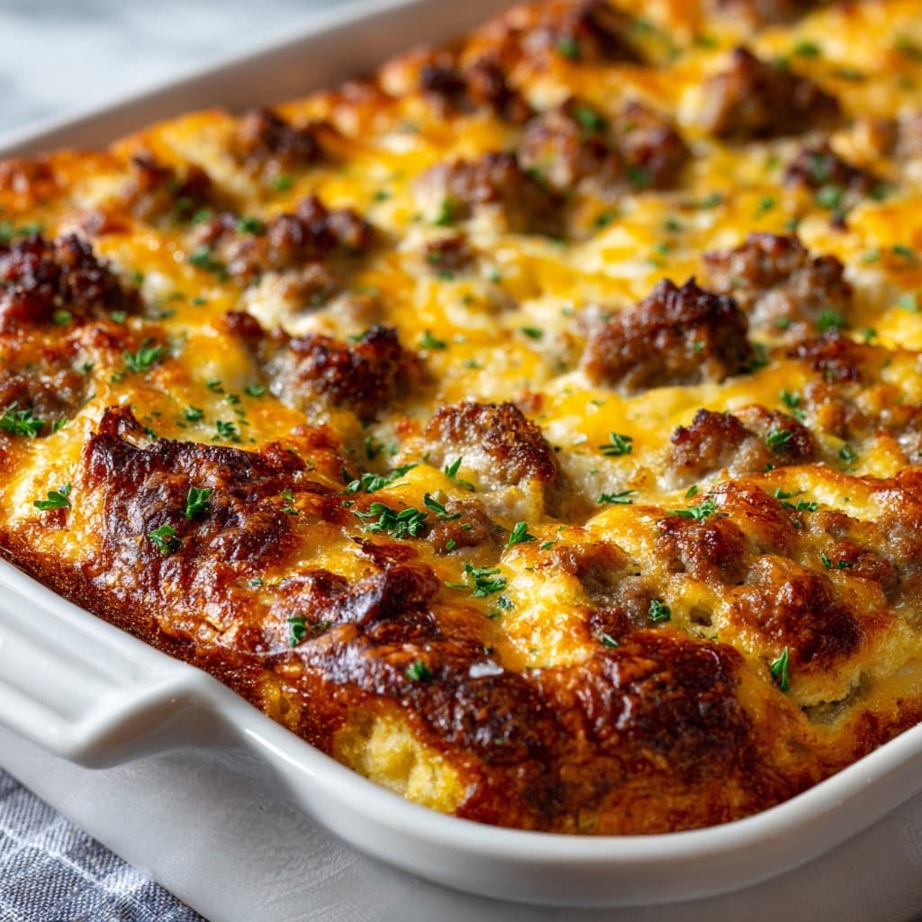 Sausage Breakfast Casserole Moms Swear By for Holidays