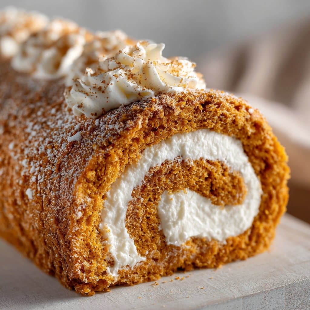 Pumpkin Cream Cheese Roll for Fall Get-Togethers