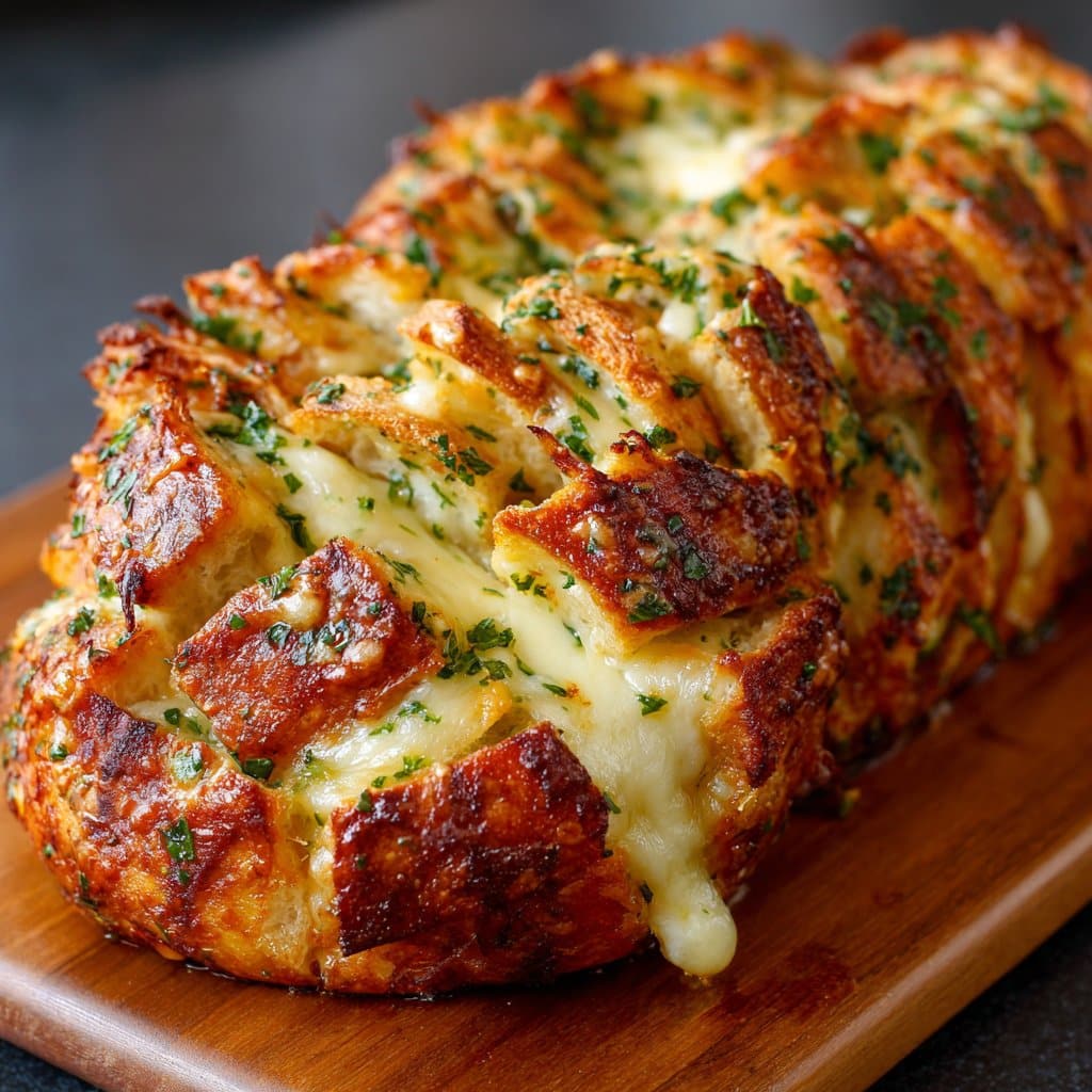 Pull-Apart Garlic Cheese Bread That Disappears in Minutes