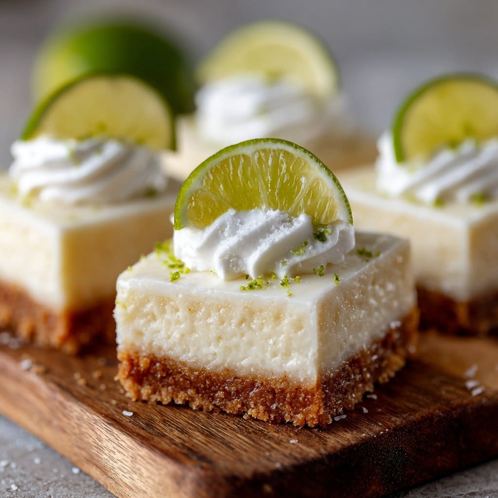 Key Lime Pie Bars with Vanilla Wafer Crust