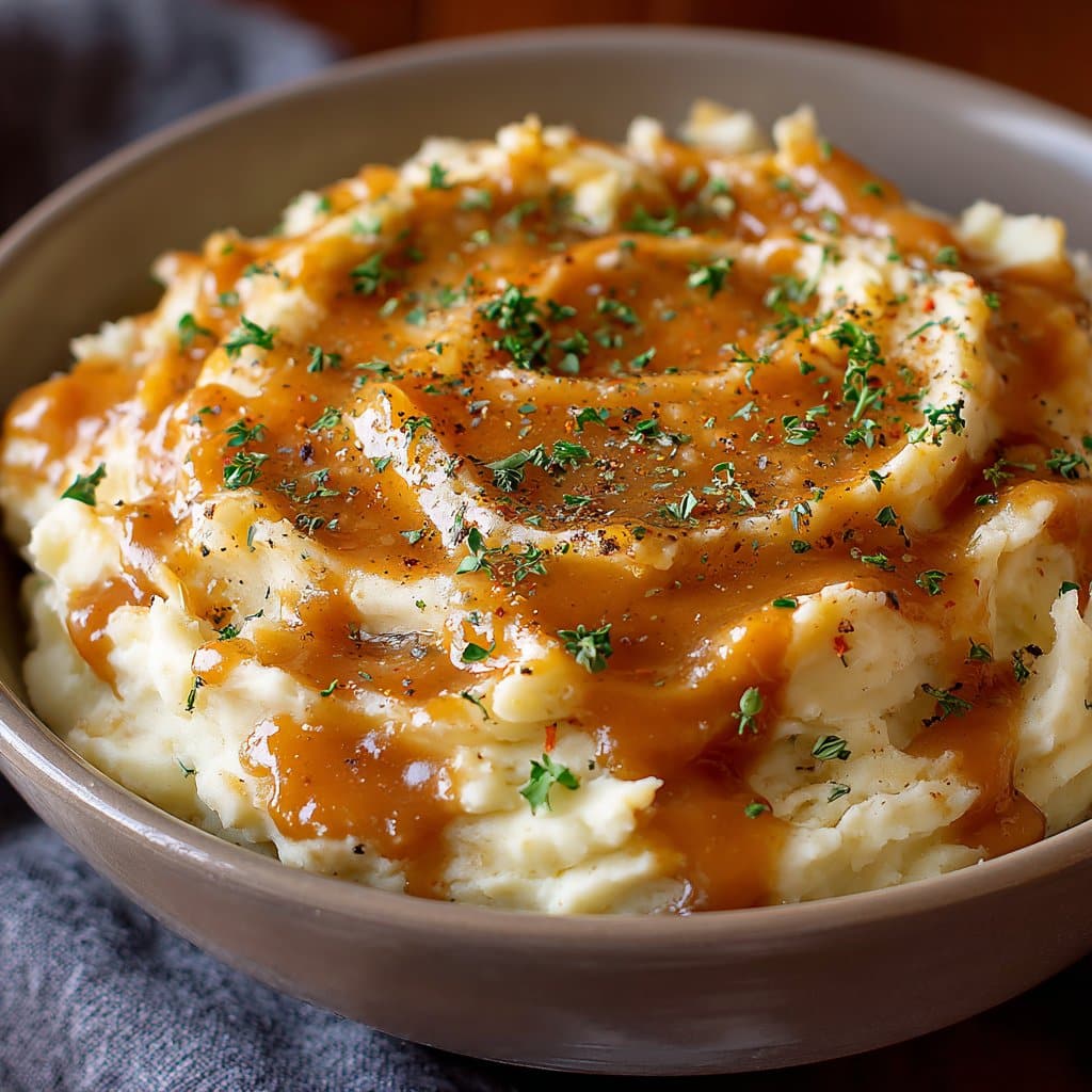 KFC Copycat Mashed Potatoes with Gravy