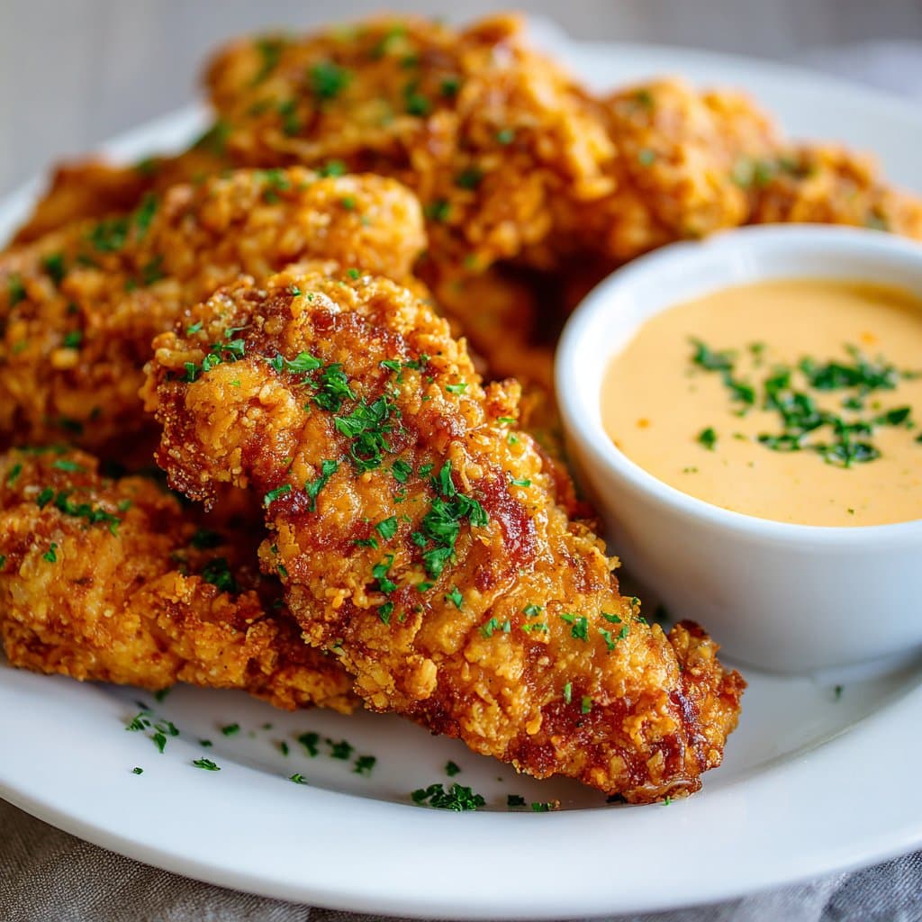 Popeyes Copycat Chicken Tenders with Spicy Mayo