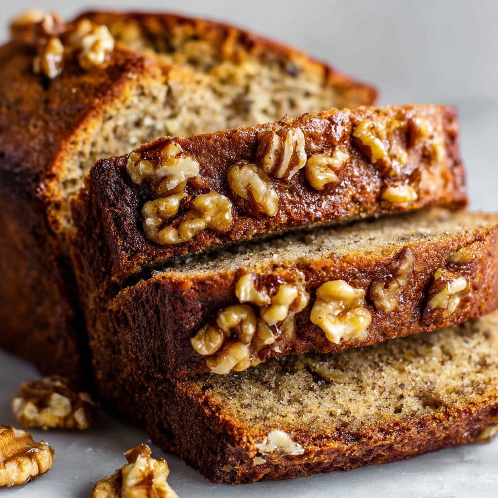 Banana Bread Recipe with Walnuts and Cinnamon