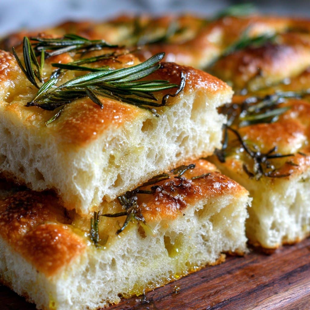 Sourdough Focaccia Recipe with Rosemary and Olive Oil