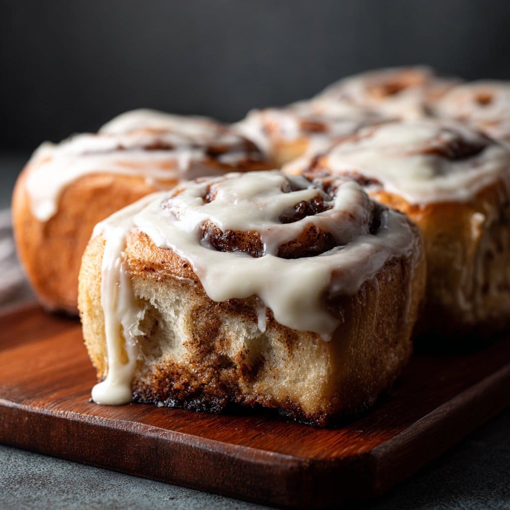 Sourdough Discard Cinnamon Rolls with Cream Cheese Glaze