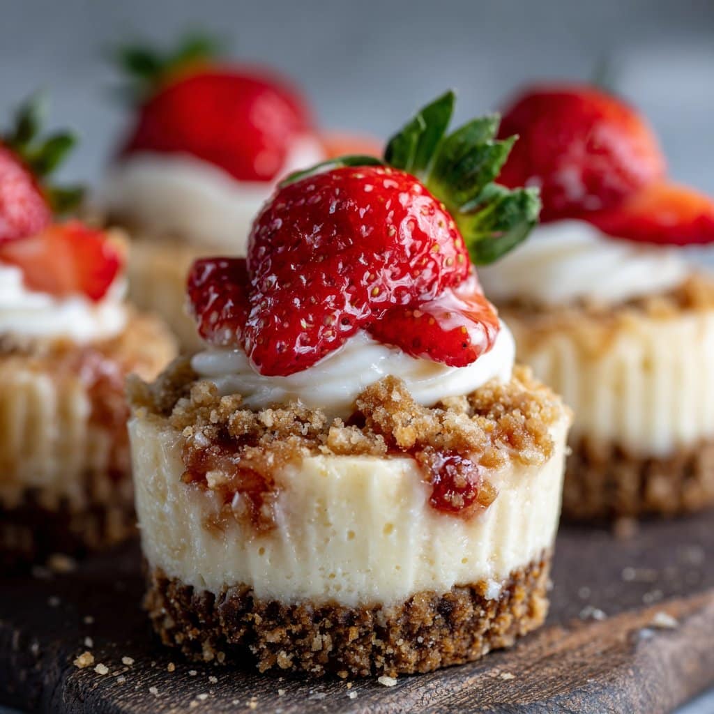 Strawberry Cheesecake Crunch Bites with Cookie Crust