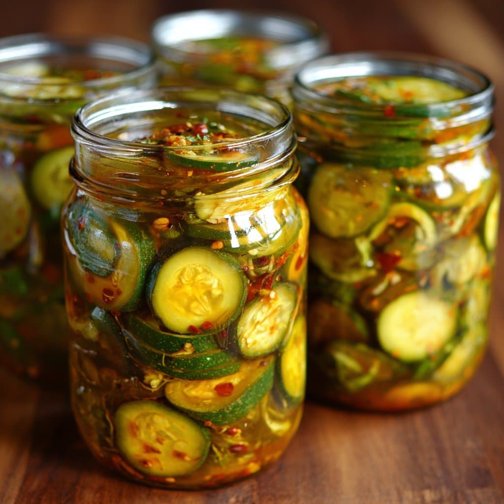 Sweet and Spicy Pickles with Apple Cider Brine