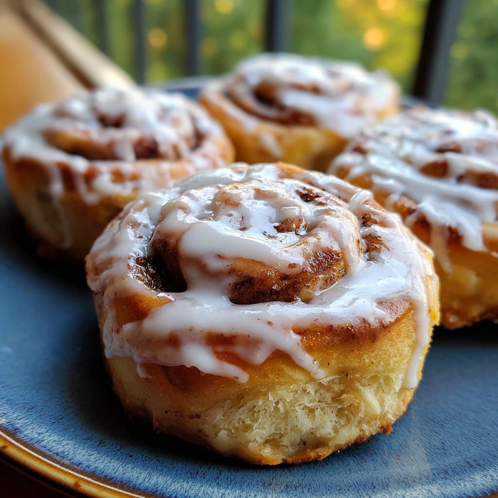Sourdough Discard Cinnamon Rolls with Vanilla Glaze