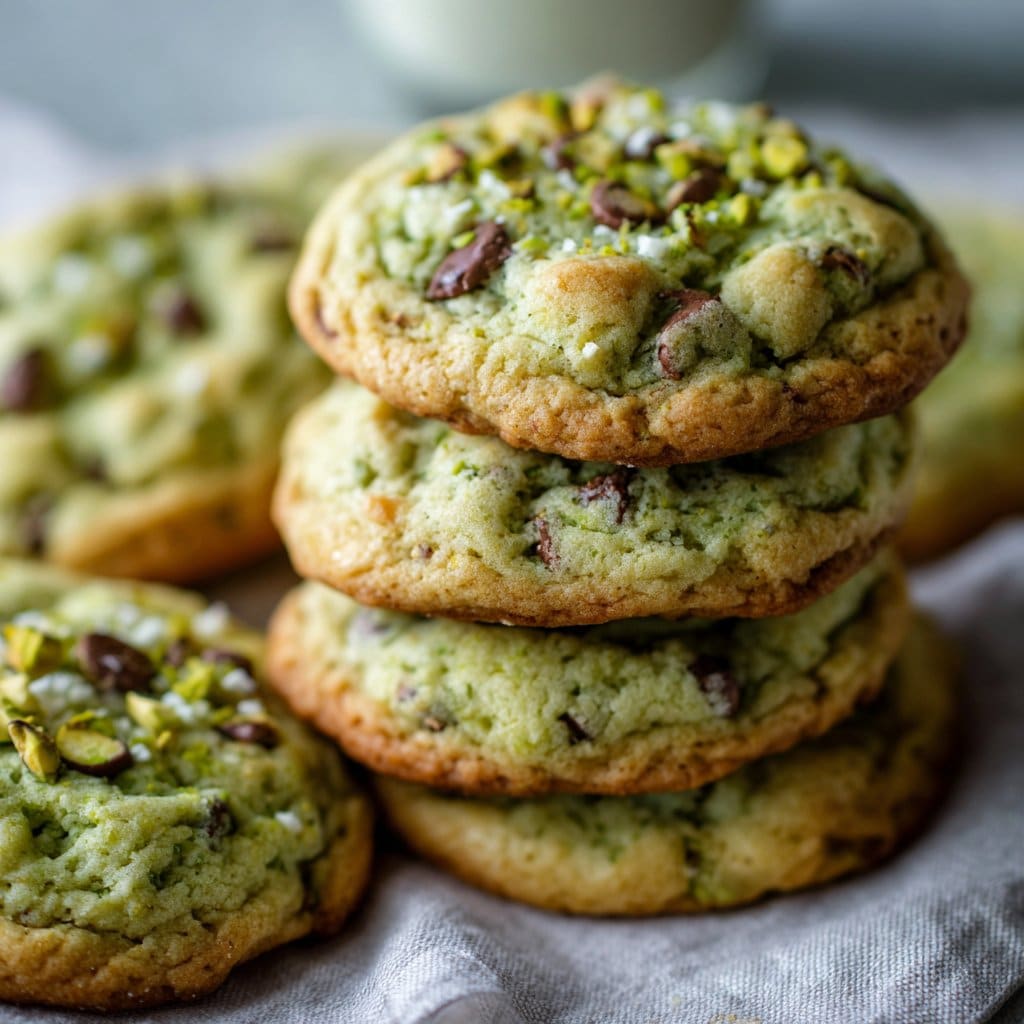 Pistachio Pudding Cookies