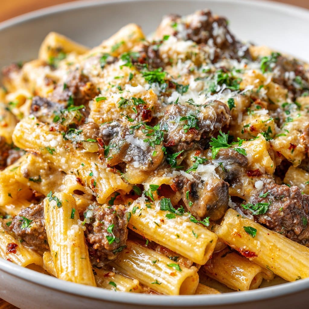 Rich and Comforting Creamy Beef Pasta