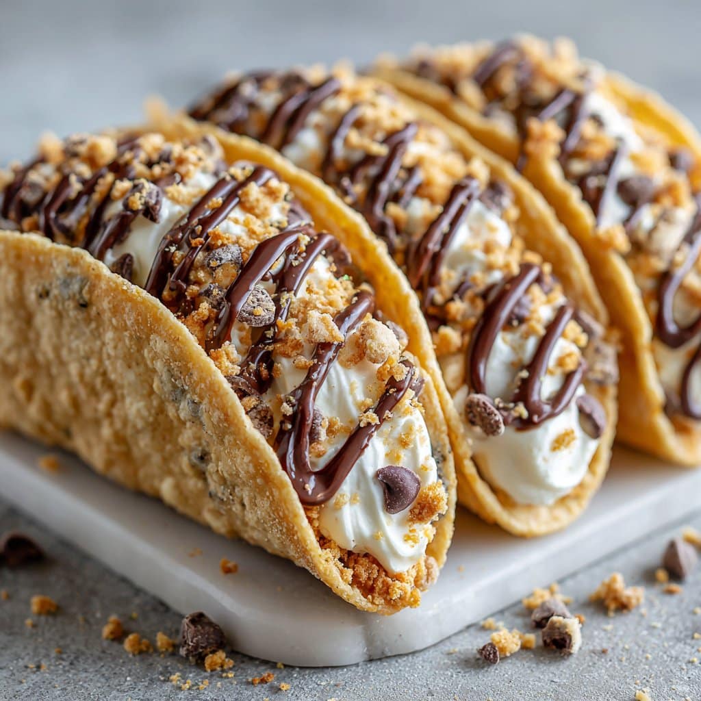 Cheesecake Cookie Dough Tacos