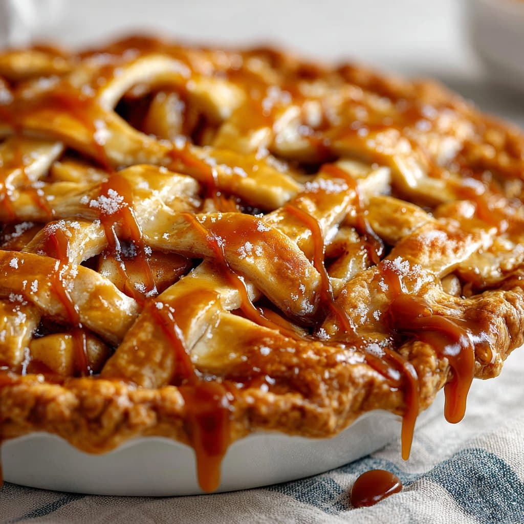 Caramel Apple Pie Recipe with Homemade Caramel Filling