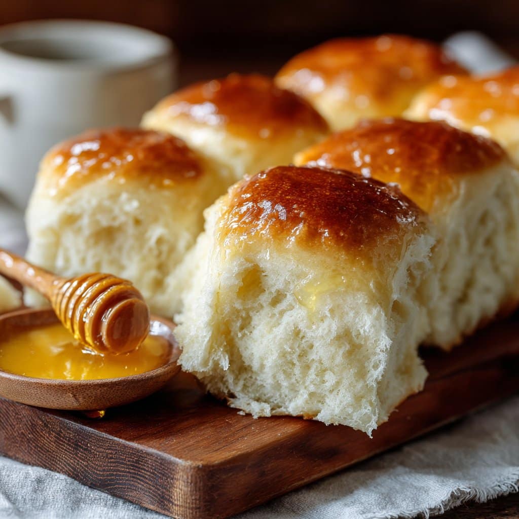 Copycat Texas Roadhouse Rolls with Honey Butter