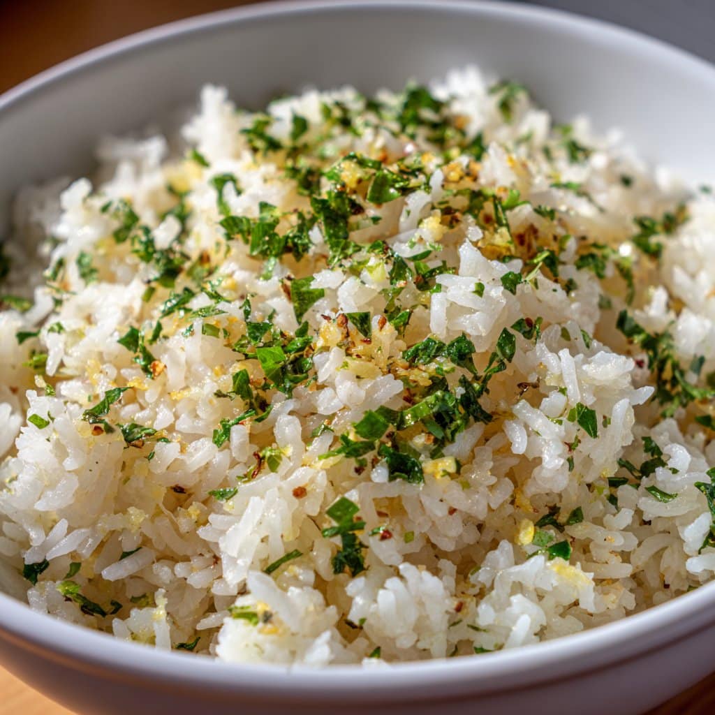 Seasoned Rice with Garlic Butter Flavor