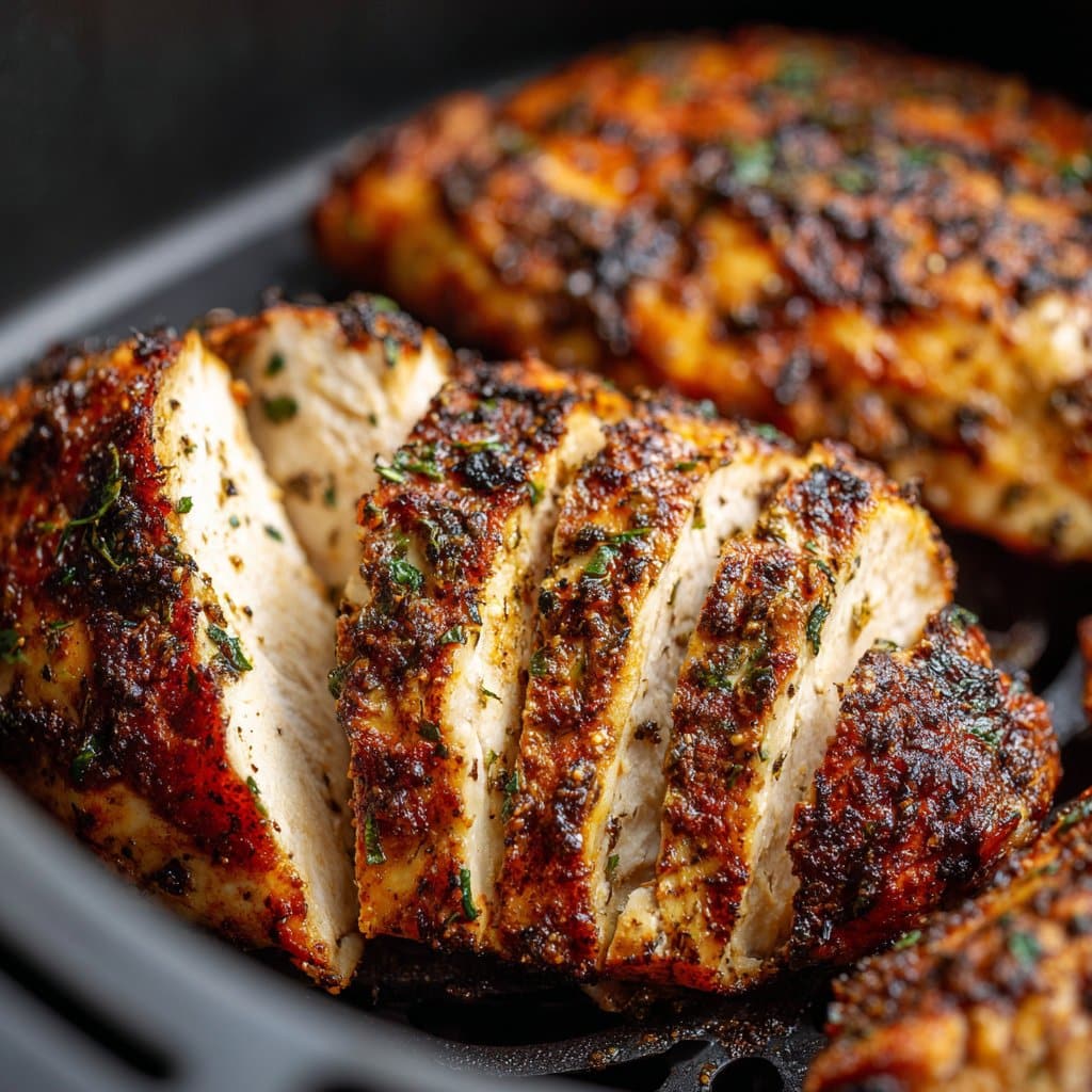 Juicy Air Fryer Chicken Breast in 15 Minutes