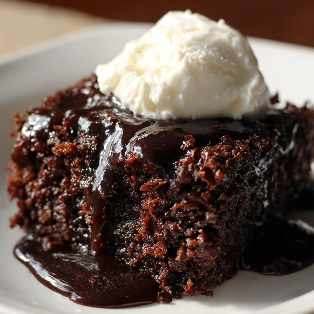 One-Bowl Chocolate Dump Cake – No Fuss!