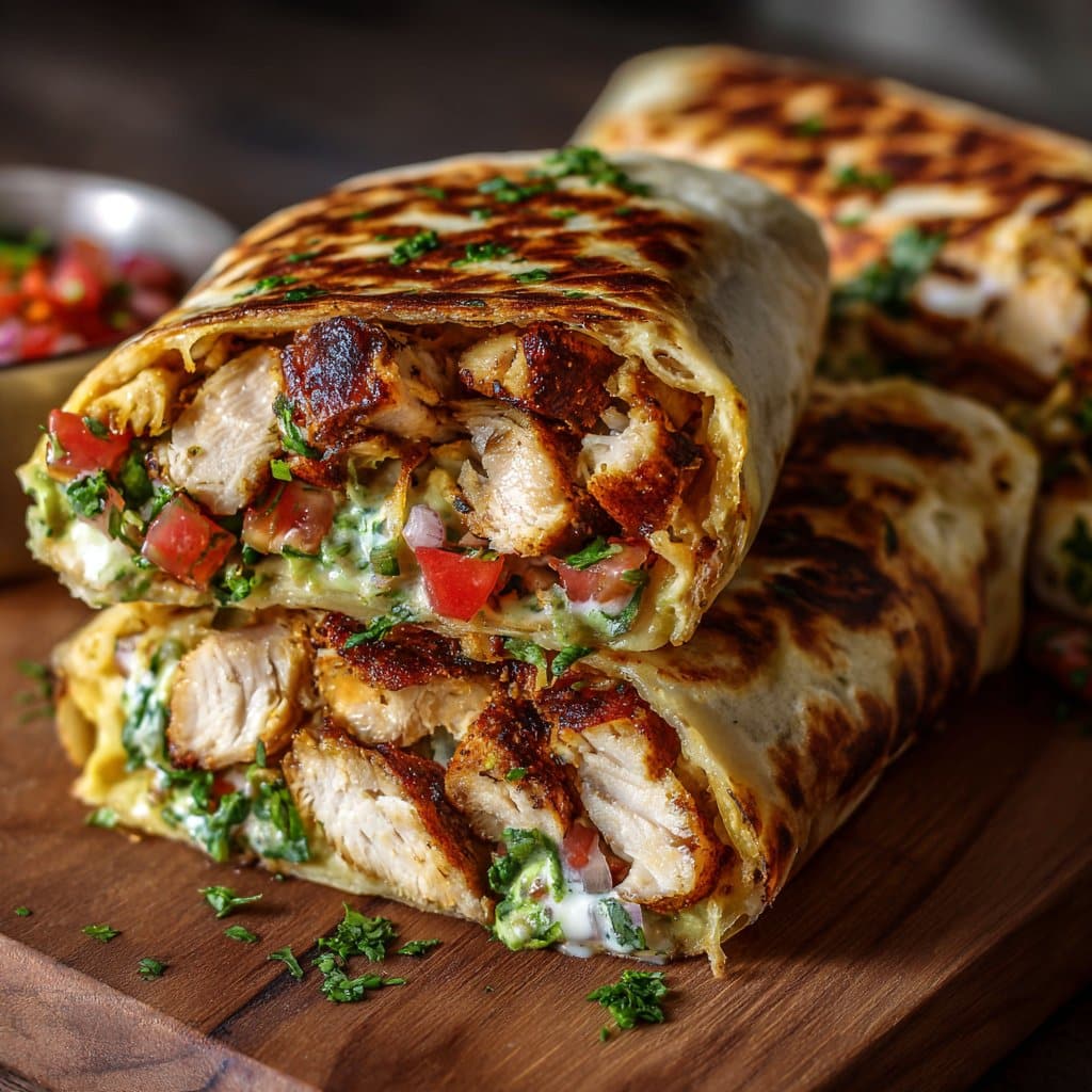 Chipotle Ranch Grilled Chicken Burrito (Copycat)