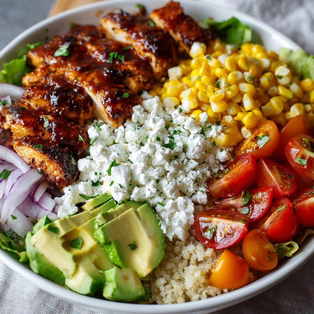 Cottage Cheese BBQ Chicken Bowl – High Protein Meal Idea