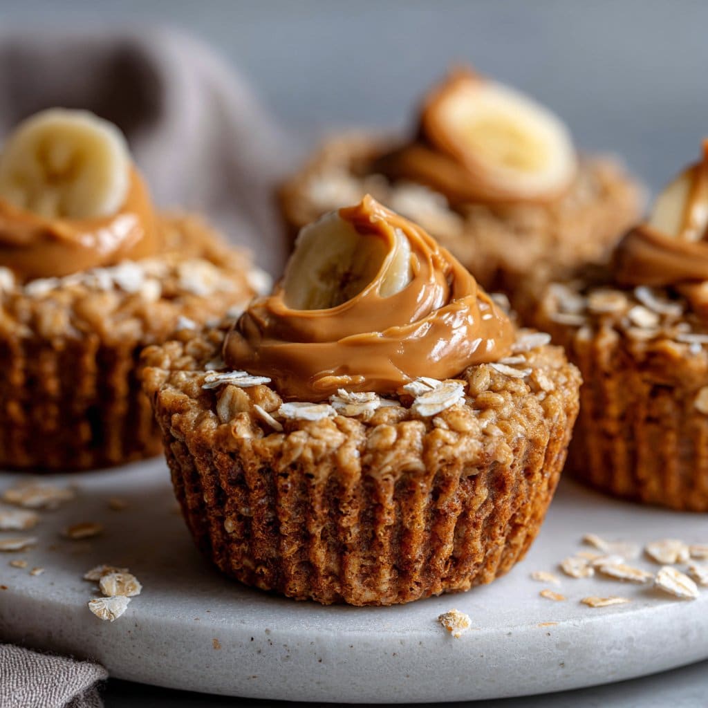 Peanut Butter Protein Oatmeal Cups – Meal Prep Breakfast