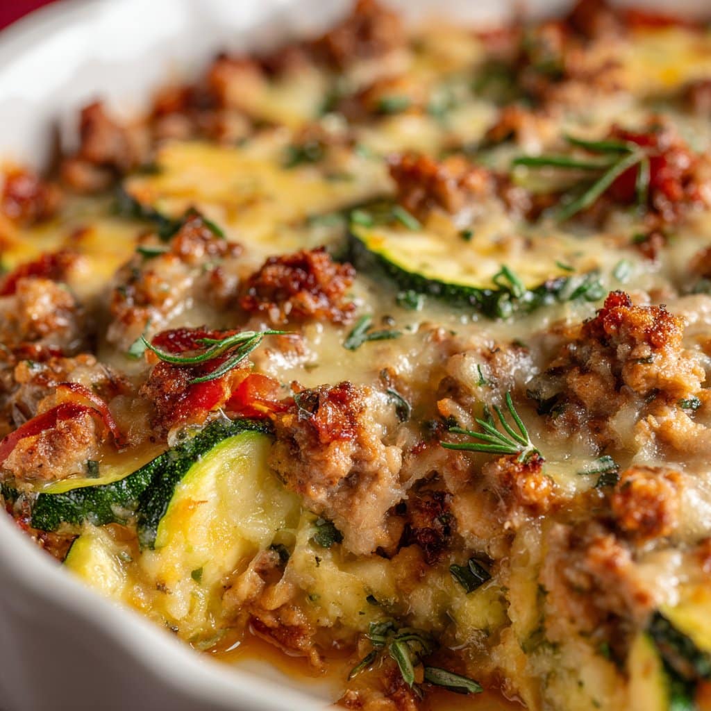 Ground Turkey Zucchini Casserole – Healthy Comfort Food