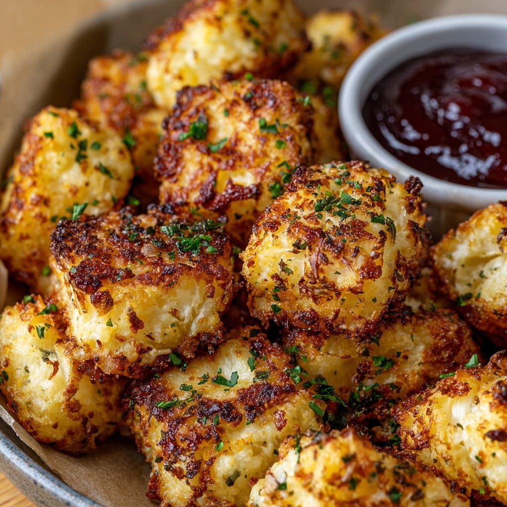 Air Fryer Cauliflower Tots Recipe