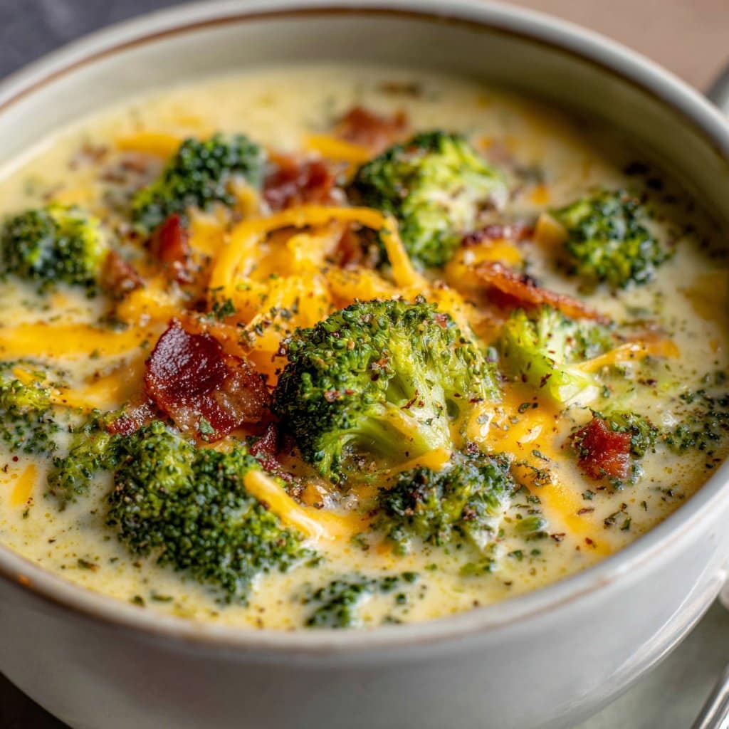 Keto Broccoli and Cheese Soup