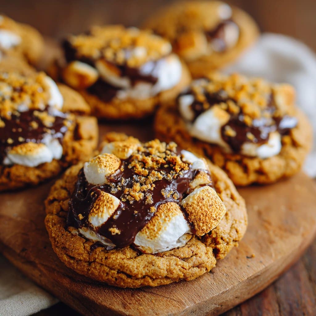 Pumpkin S'mores Cookies for Fall Treats