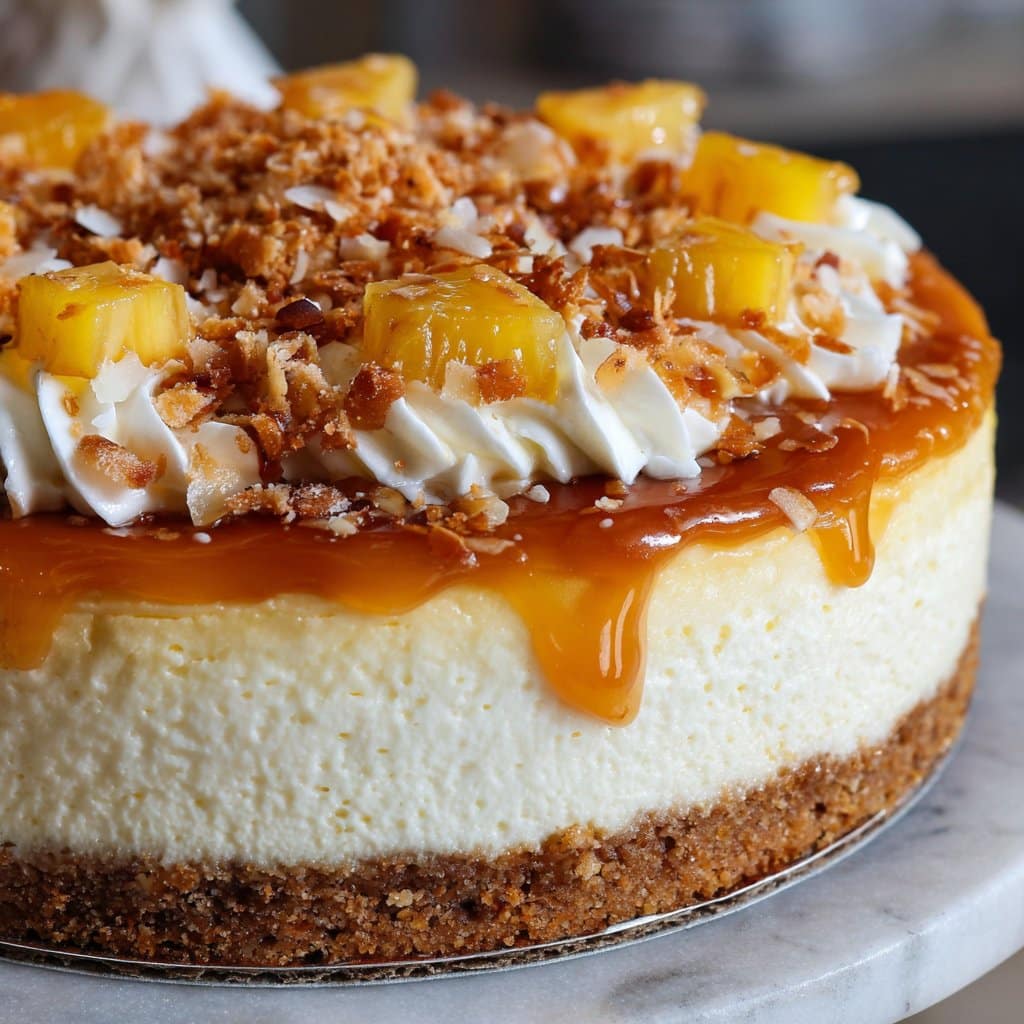 Pineapple Heaven Cheesecake