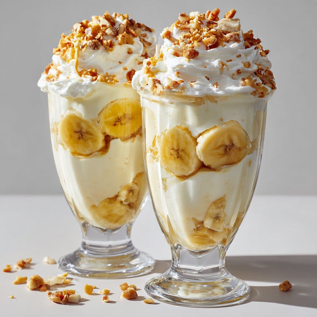 Banana Cheesecake Parfait Shake