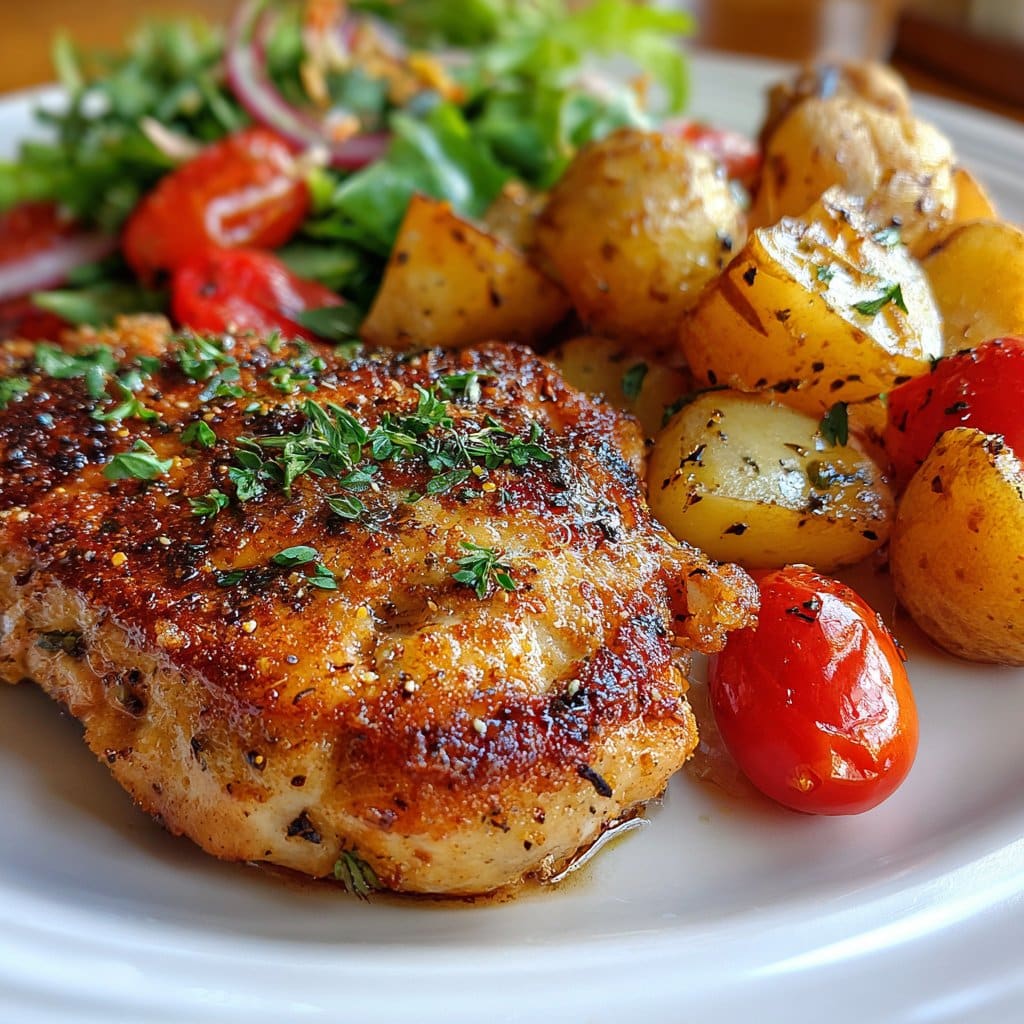 Chicken & Potato Chop Recipe