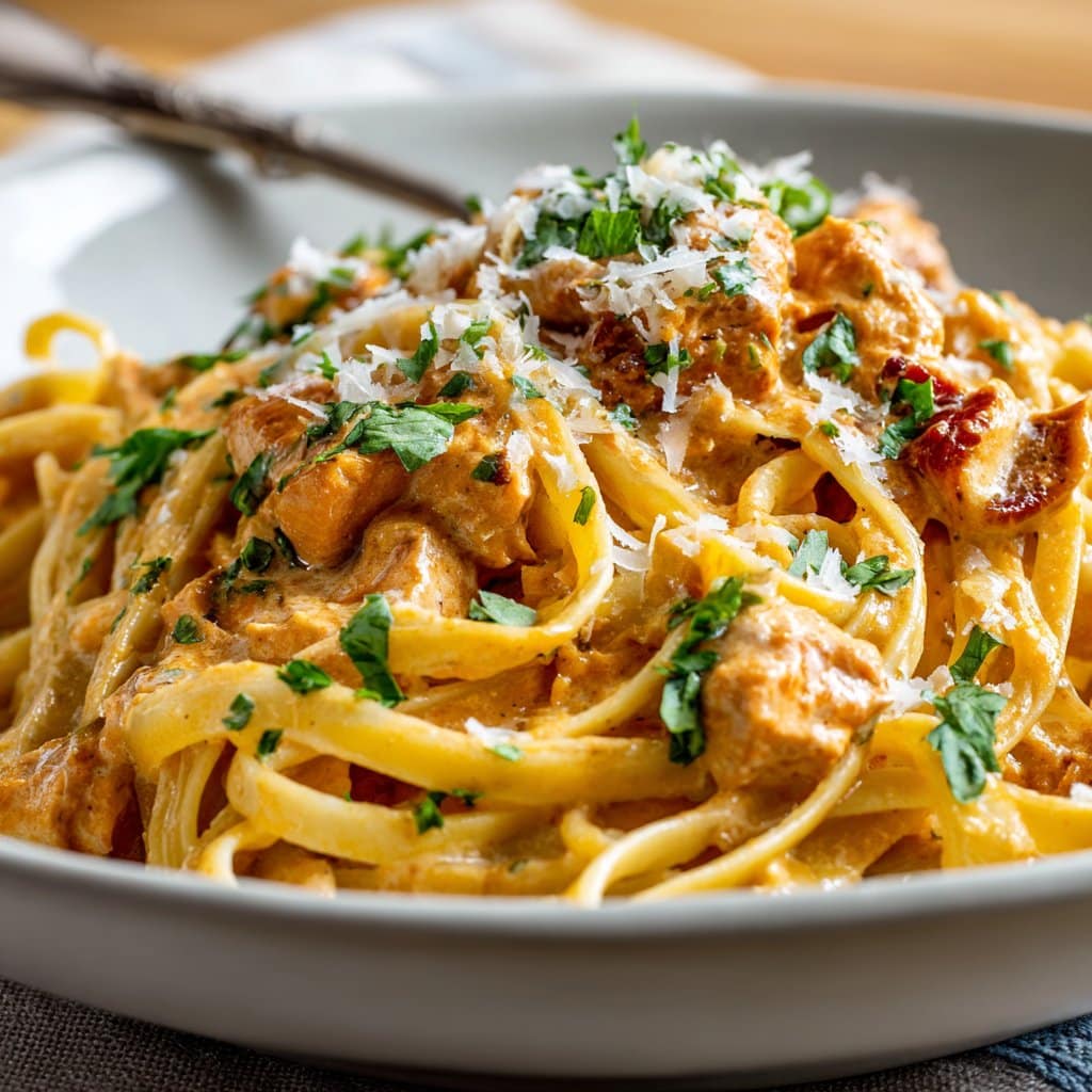 Cowboy Butter Chicken Linguine Recipe