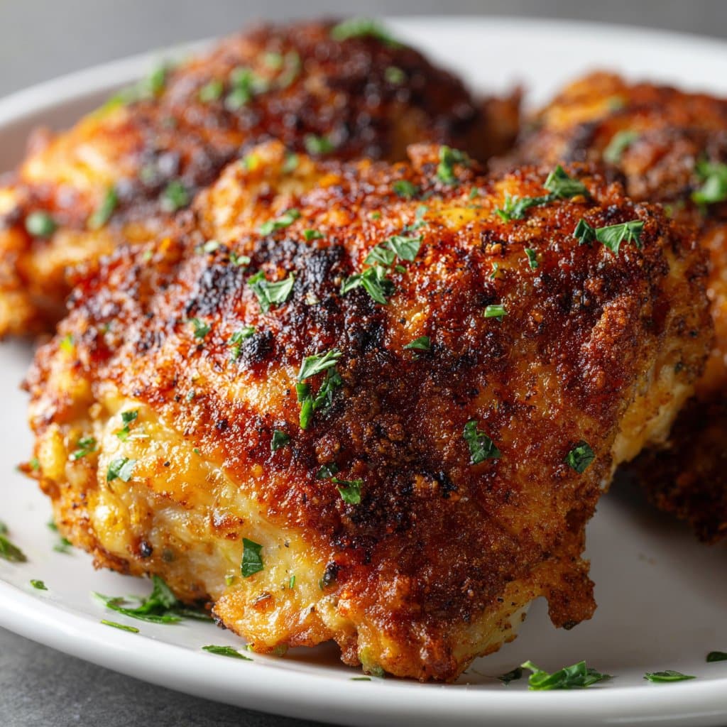 Crispy Air Fried Chicken Thighs Recipe