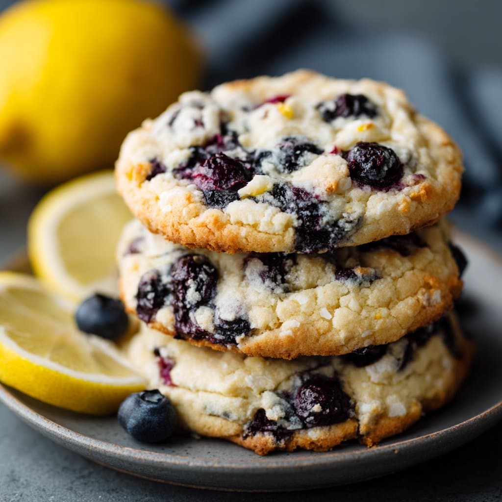 Lemon Blueberry Cheesecake Cookies Recipe