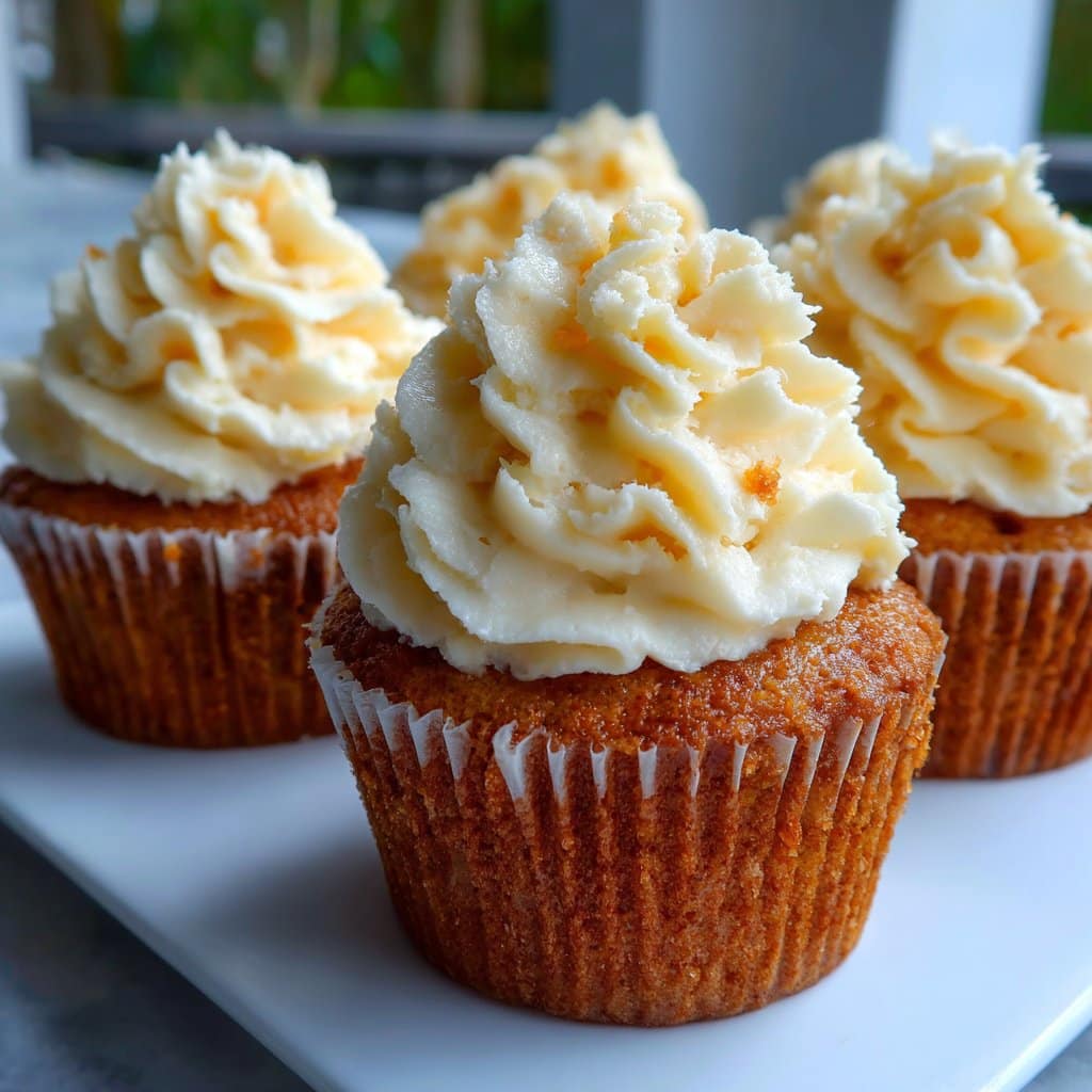 Honey Peach Cream Cheese Cupcakes